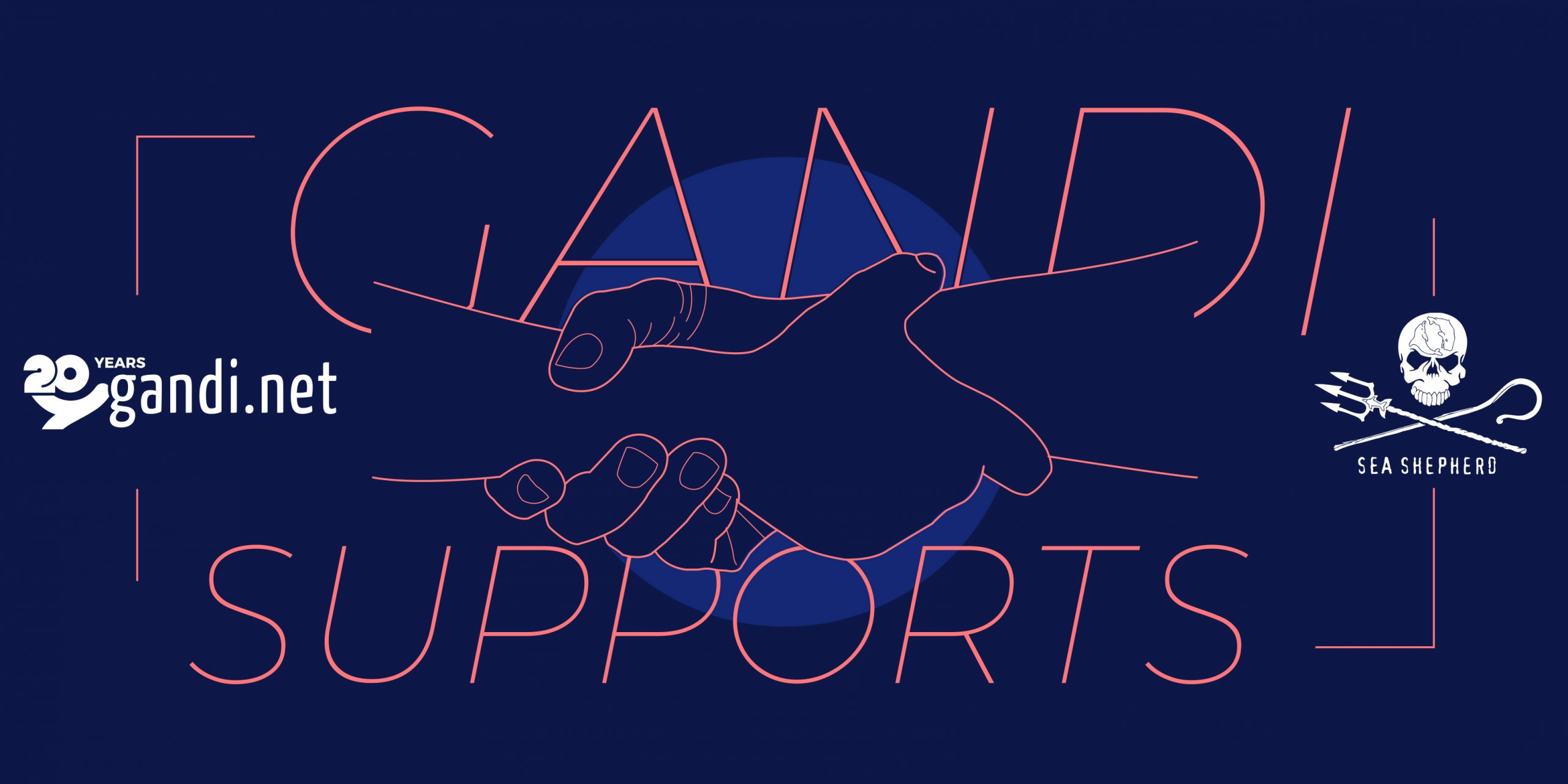 Gandi supports Sea Shepherd