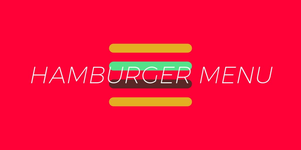 menu hamburger css html